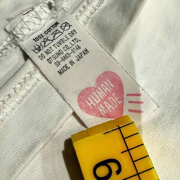 Human Made x Girls Don’t Cry Tee - GDC Logo — White/Red (Made in Japan) - Small - Picture 6 of 8